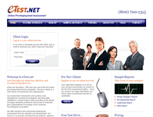 Tablet Screenshot of etest.net